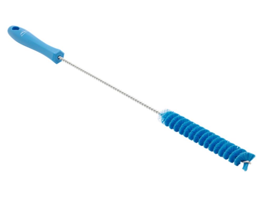 Vikan pipe brush with handle, Ø20 mm, 500 mm, medium, blue