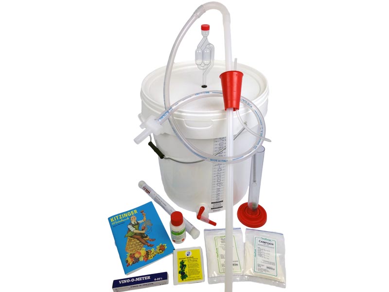 Starter set for making wine yourself with fermentation bucket 30l large