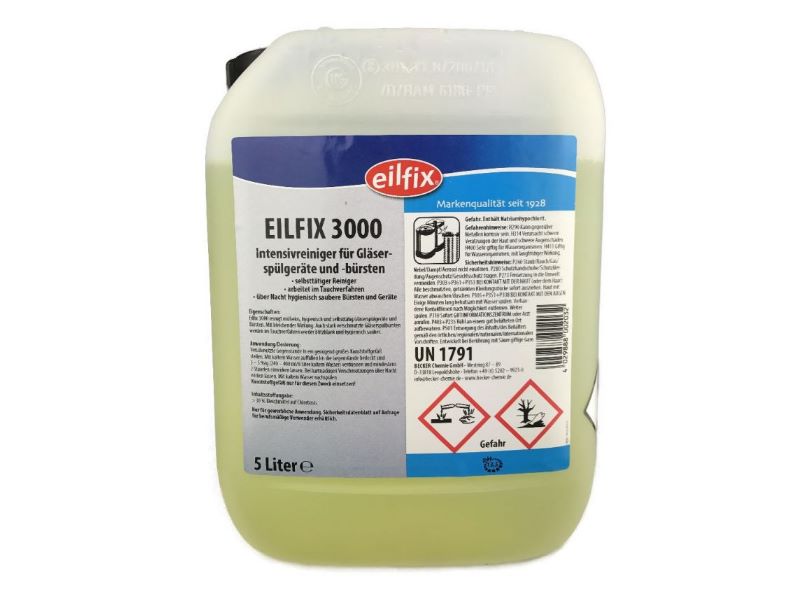 Eilfix 3000 5L Intensivreiniger Bürsten u. Gläserspülgeräte