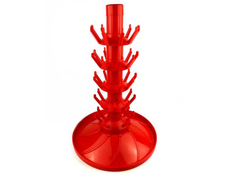 Flaschenabtropfgestell rotierend für 45 Flaschen Flaschenabtropfgestell rotierend für 45 Flaschen