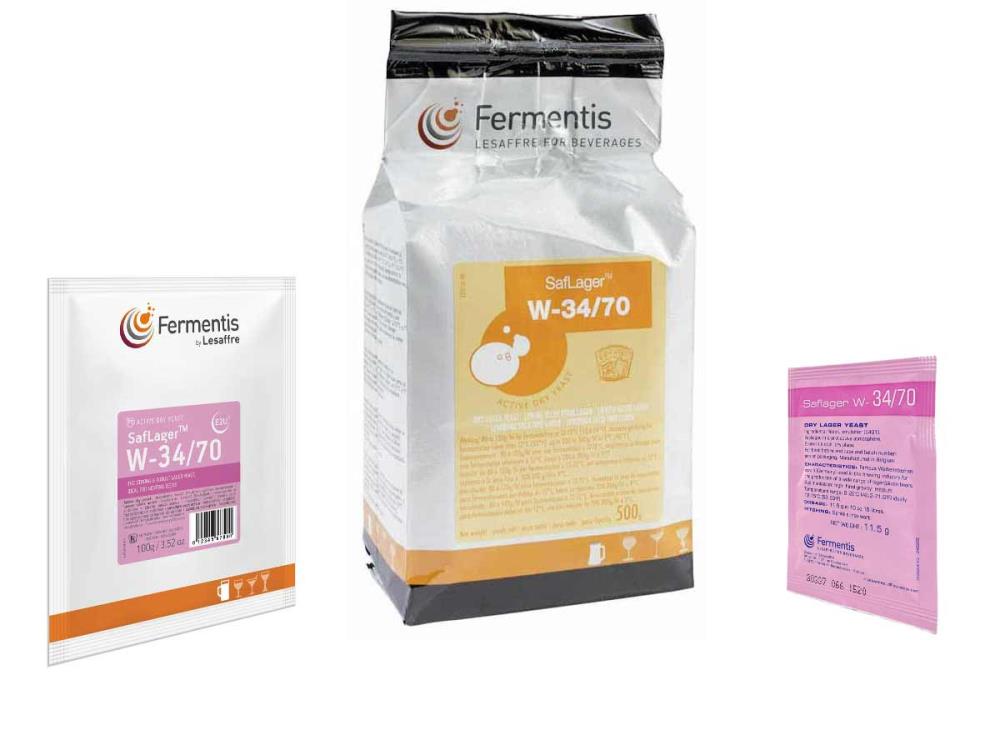 Saflager W34/70 Bierhefe trocken untergärig Saflager W34/70 Bierhefe trocken untergärig