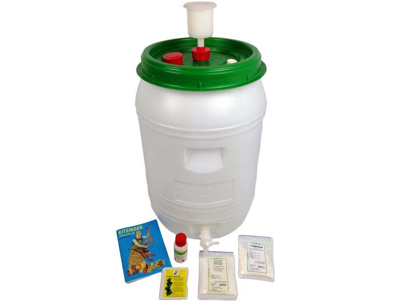 Starter set for making wine yourself with fermentation barrel 60l small