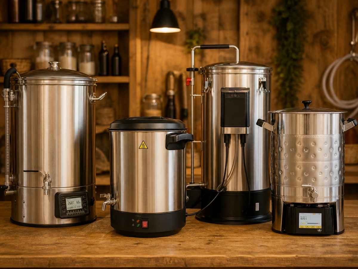 Brauanlagen für Bier brauen im Hobbybrauer Setup