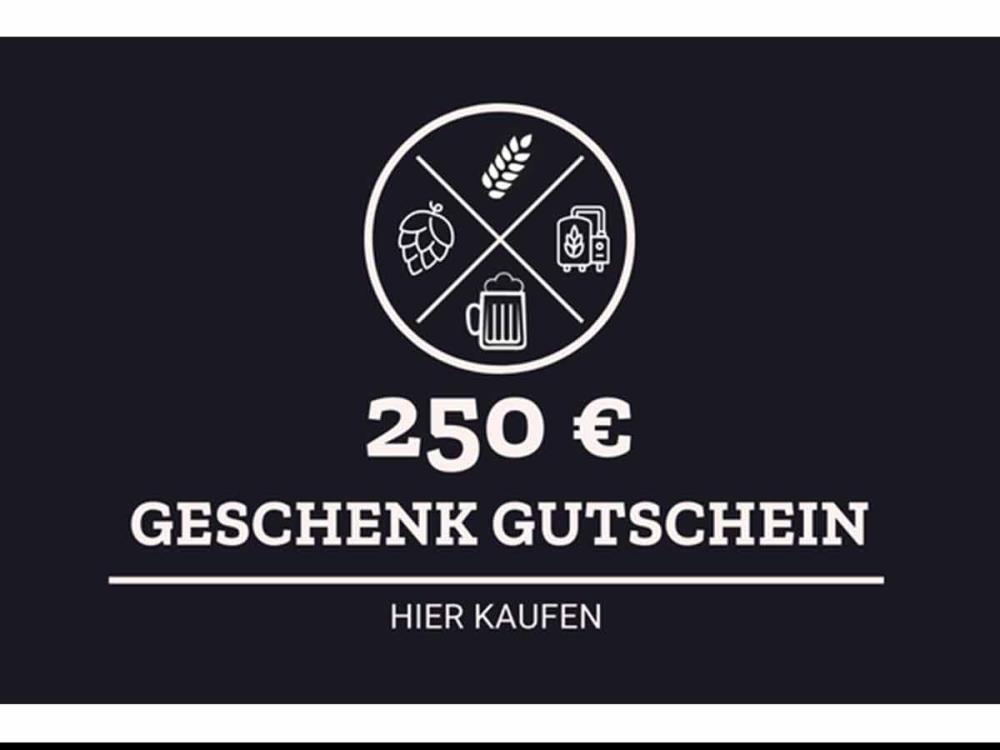 Gutschein über 250 Euro Gutschein über 250 Euro