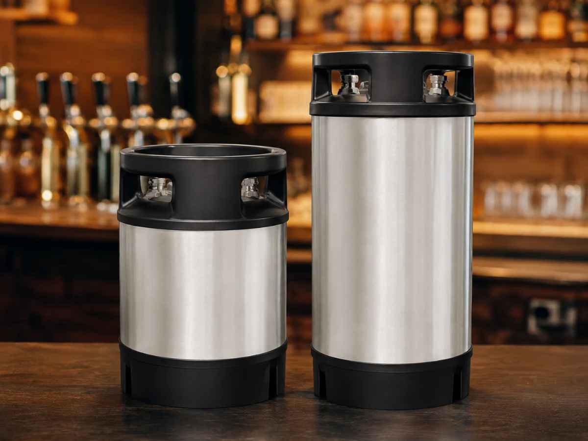 Neue NC Kegs aus Edelstahl in 9 und 19 Liter
