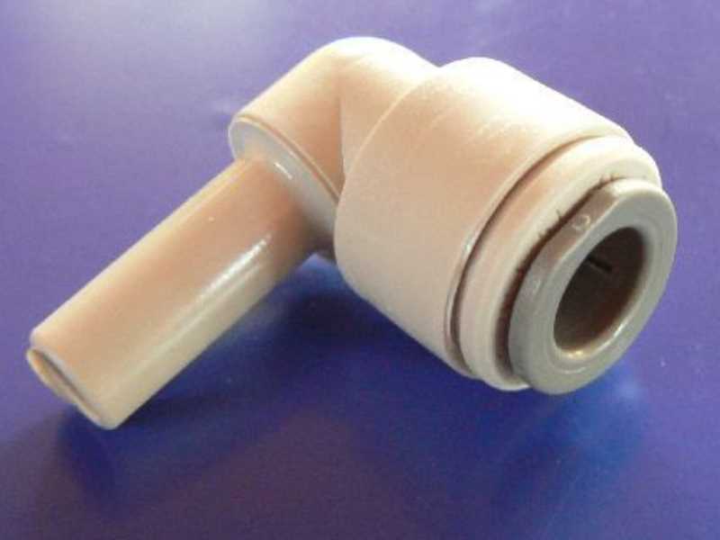 Push-in angle connector Plug-in mandrel 5/16" 8mm hose