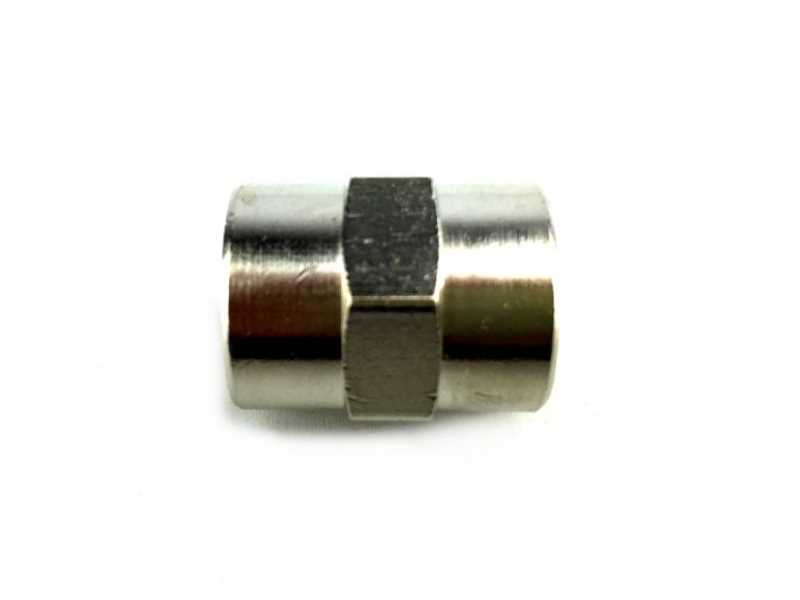 Socket 2x 1/4" internal thread