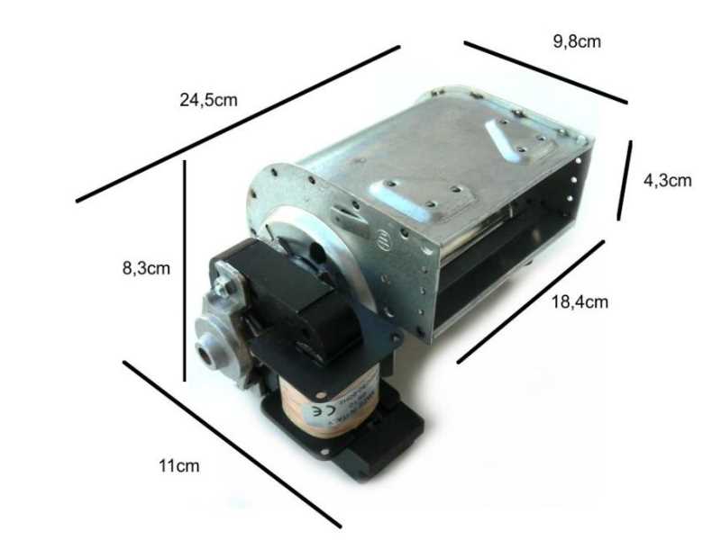 Walzenlüfter für Querstromventilator 180mm Walze