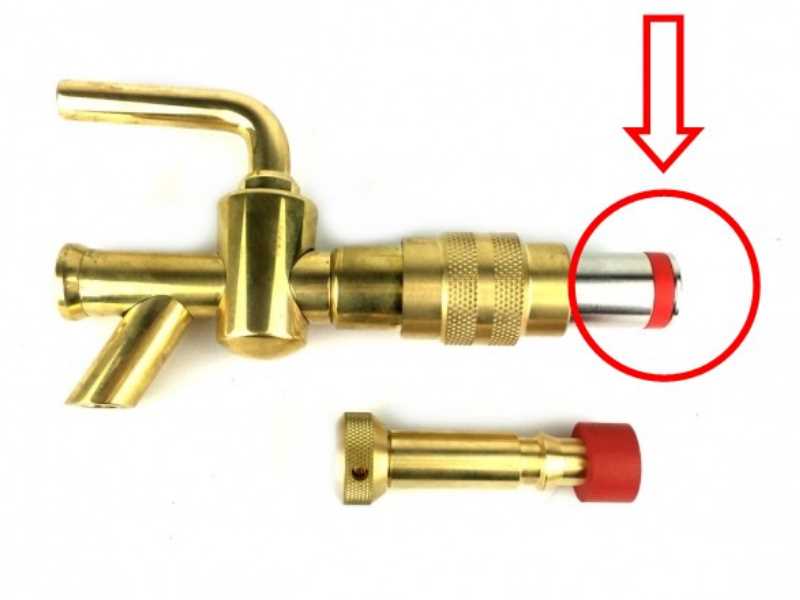 Seal for brass tap fitting