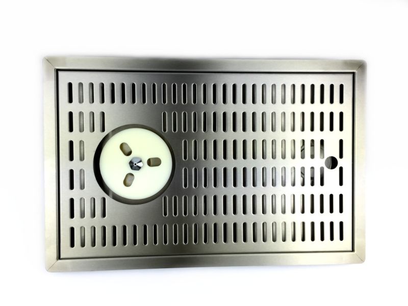 Tropfblech mit Gläserdusche 480x313 mm zum einlassen Tropfblech mit Gläserdusche 480x313 mm zum einlassen