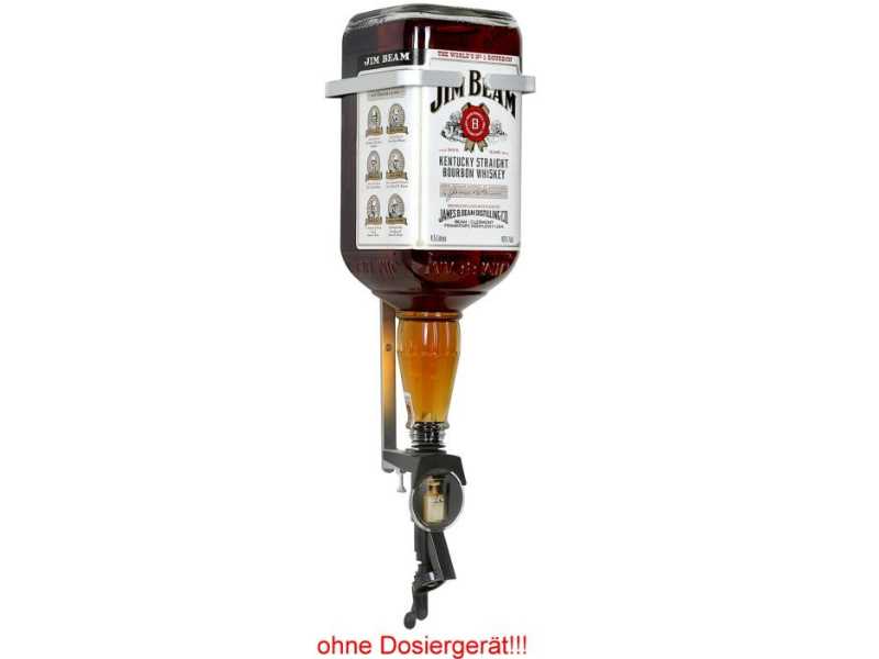 Bottle holder for 4.5 liter Jim Beam bottles