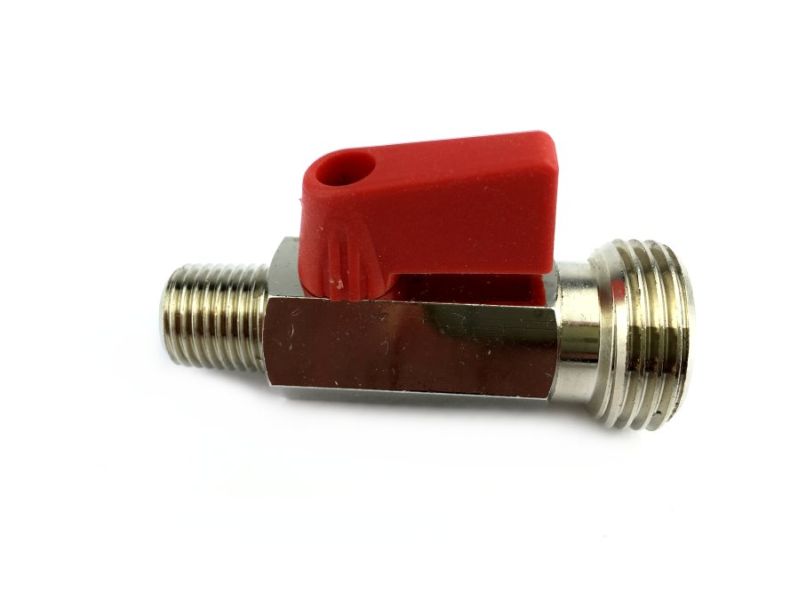 Absperrhahn 1-leitig 1x 1/4" AG 1x 5/8" AG Absperrhahn 1-leitig 1x 1/4" AG 1x 5/8" AG