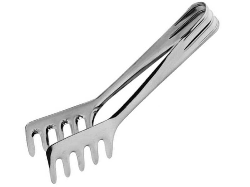 Stainless steel spaghetti tongs 20cm