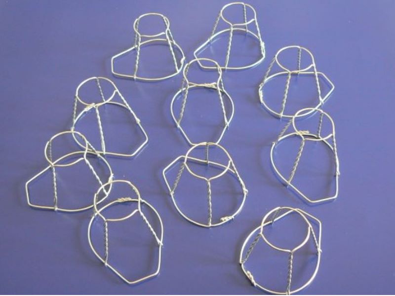 10 wire baskets Basket for champagne corks Champagne corks