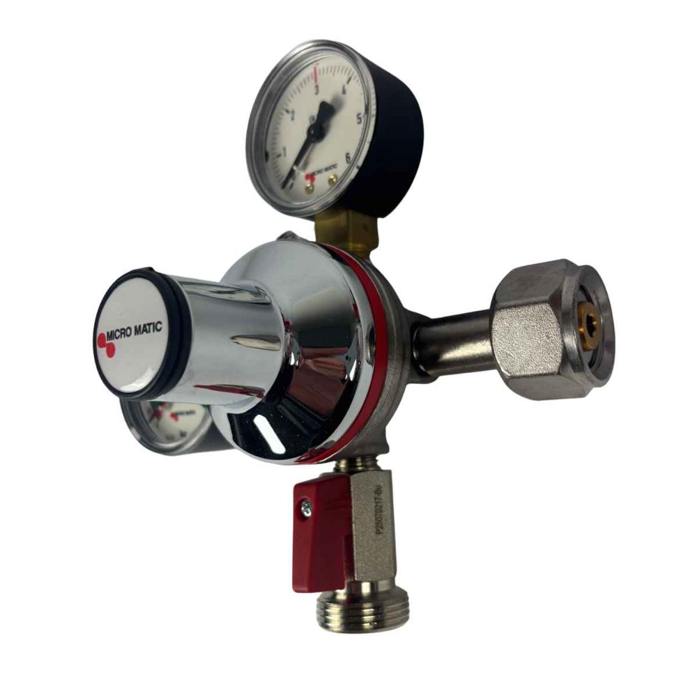 CO2-Druckminderer 3bar 1 leitig Micro Matic Typ Premium Bier CO2-Druckminderer 3bar 1 leitig Micro Matic Typ Premium Bier