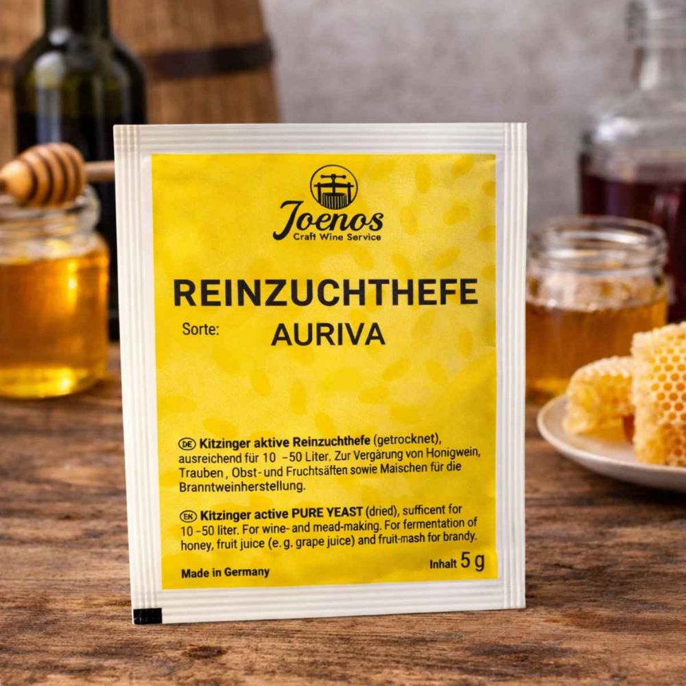 Auriva Honigwein Hefe 5g – Spezialhefe für Met & Obstwein