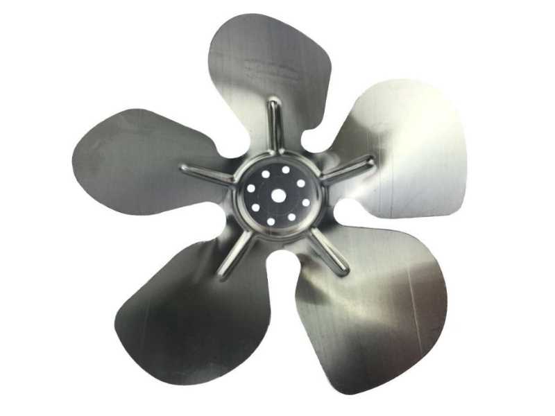 Ventilatorflügel 25 cm Durchmesser aus Aluminium