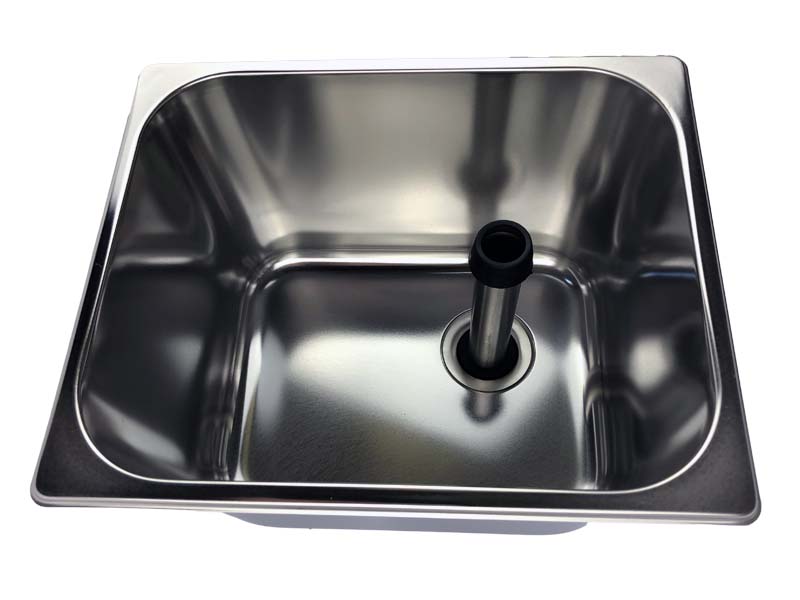 Gastronorm 300x240x200 sink with accessories