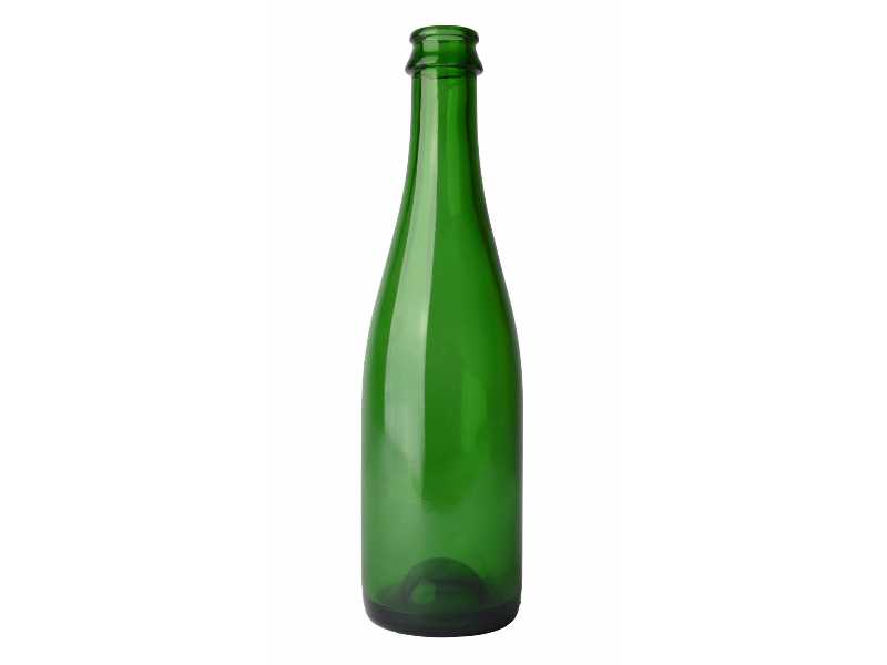 Sparkling wine bottle Geuze bottle 37.5 cl , green 29 mm KK, carton 12 pieces