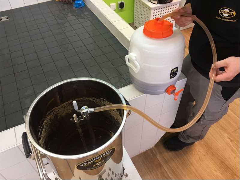 Abpumpvorrichtung für Speidel Braumeister 20 Liter