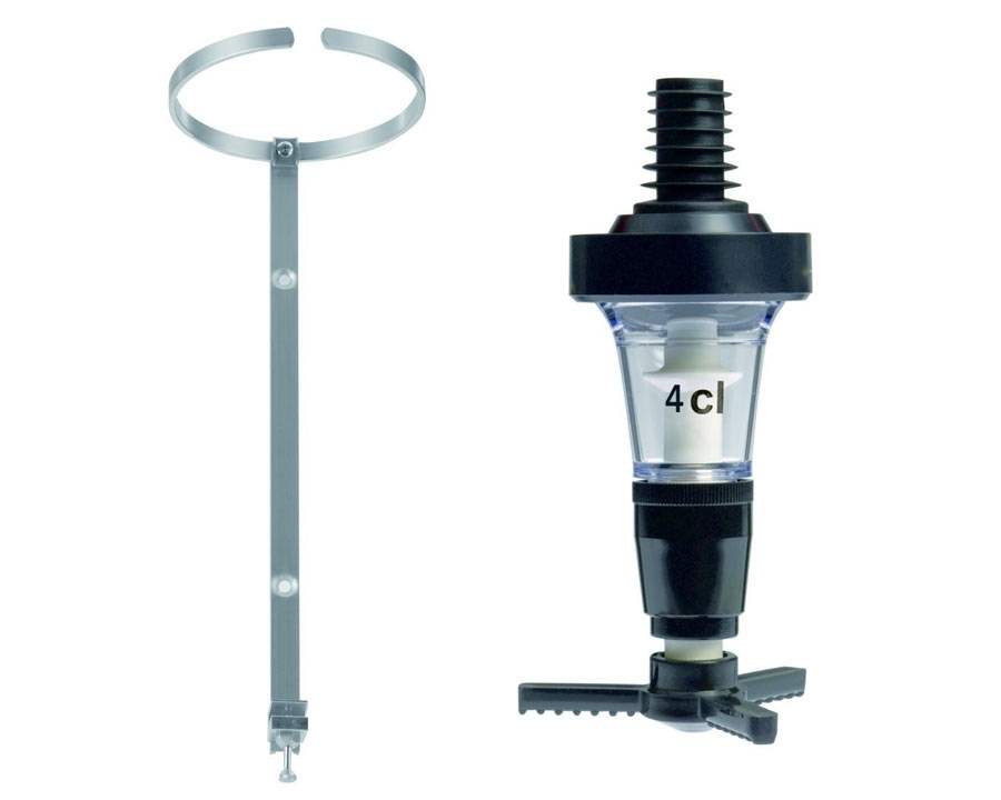 Dosiergerät 4cl + Flaschenhalter 3 Liter Flasche Dosiergerät 4cl + Flaschenhalter 3 Liter Flasche