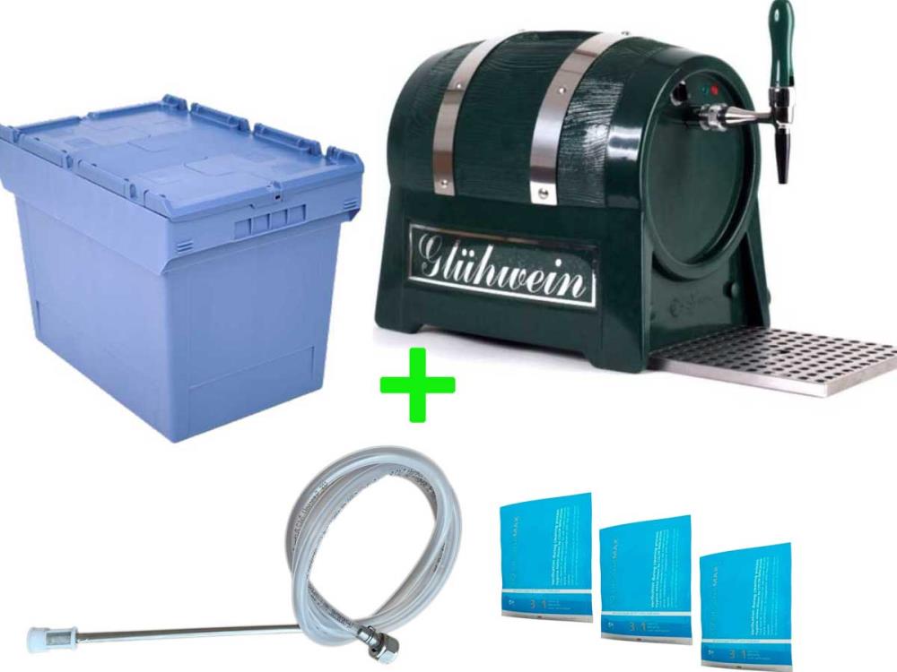 Glühweinzapfanlage, 3 KW, 35 l/h, 1 Zapfhahn, mit elektrischer Pumpe, Fassform von Schankanlagen Koch Glühweinzapfanlage, 3 KW, 35 l/h, 1 Zapfhahn, mit elektrischer Pumpe, Fassform von Schankanlagen Koch