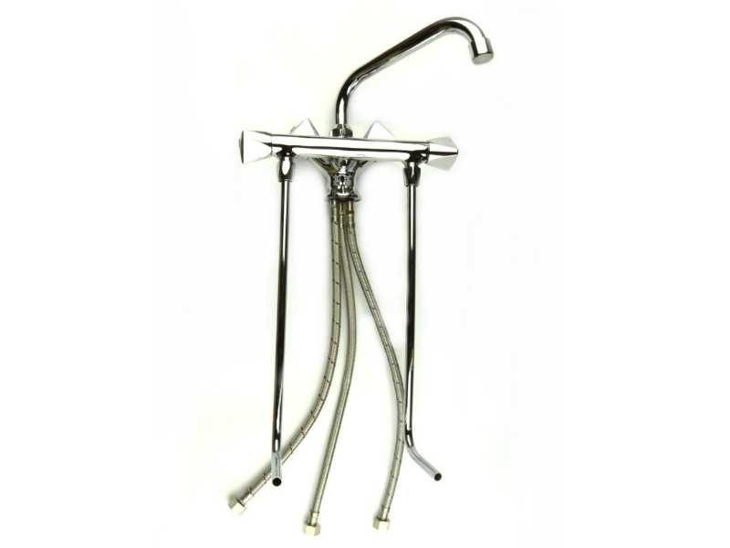 Mischbatterie Theke 2 Becken Niederdruck Mischbatterie Theke 2 Becken Niederdruck