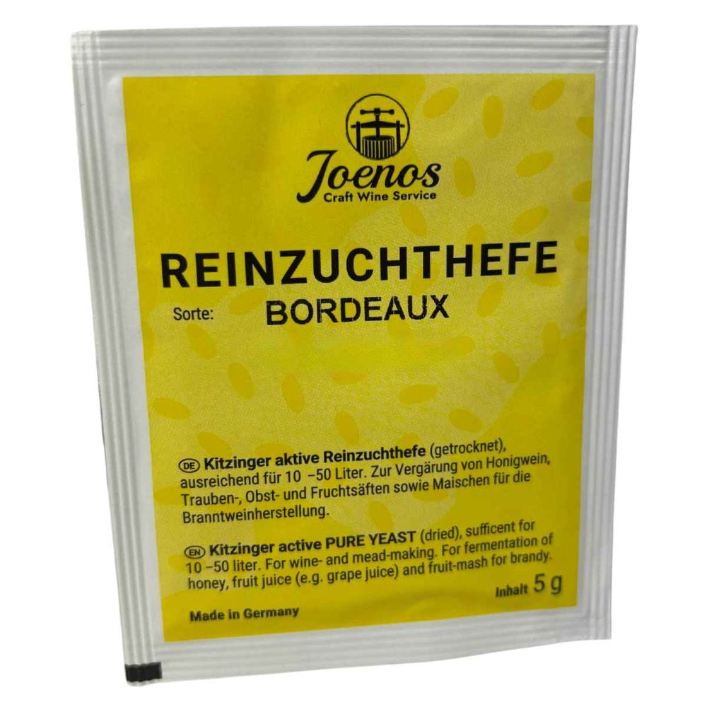 Bordeaux Weinhefe 5g – Rotwein & kräftige Fruchtweine