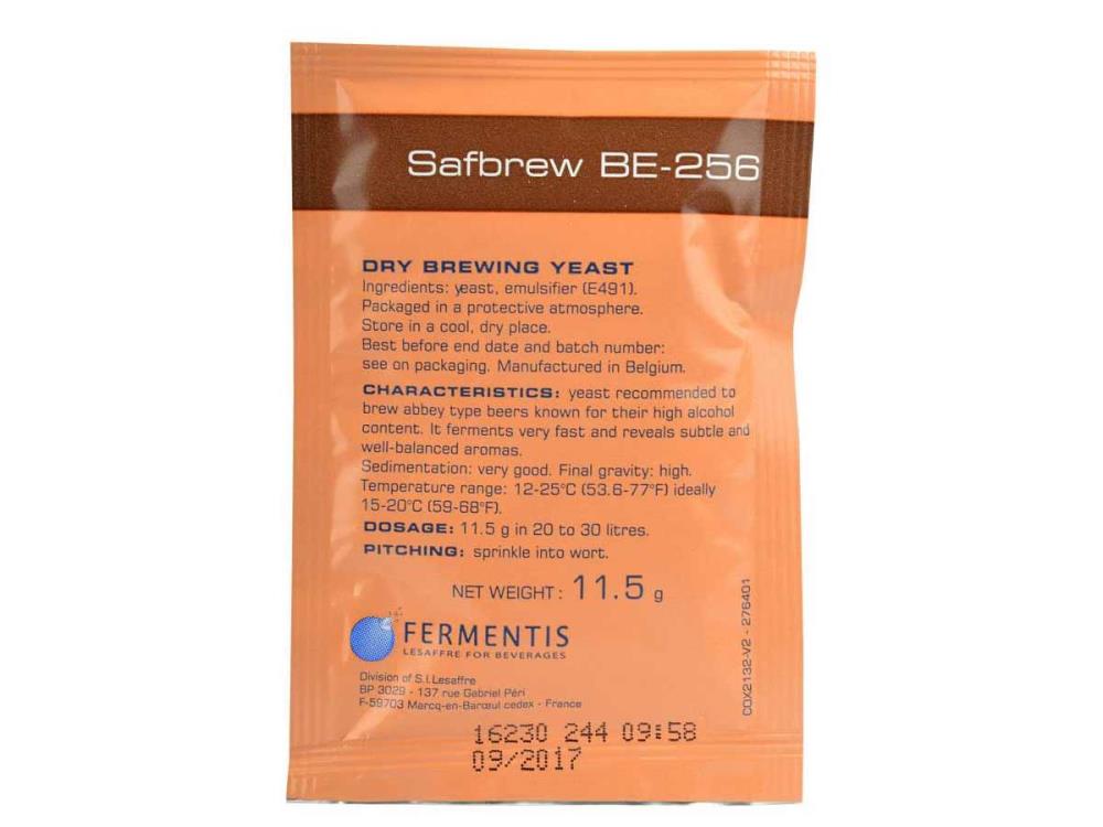 Safale BE-256 Bierhefe trocken obergärig 11,5g Safale BE-256 Bierhefe trocken obergärig 11,5g