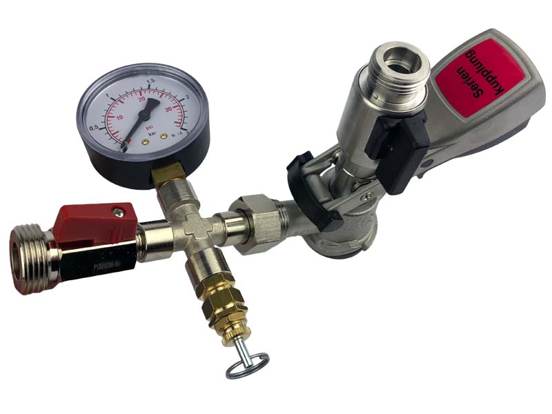 Gegendruck Füllzapfkopf für Korb Kegs Typ S Gegendruck Füllzapfkopf für Korb Kegs Typ S