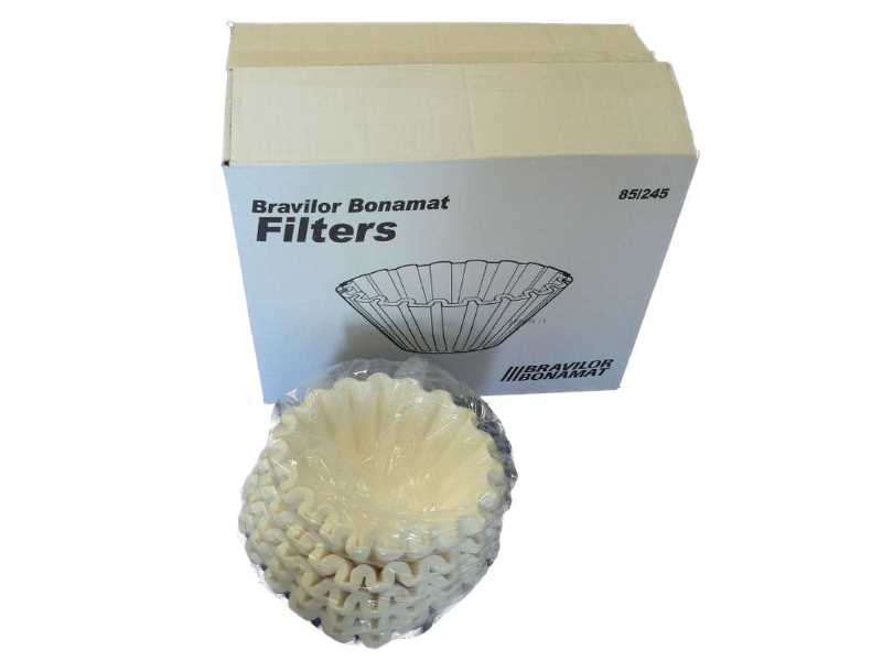 1x box of filter baskets Coffee filter Bonamat 85/245 mm