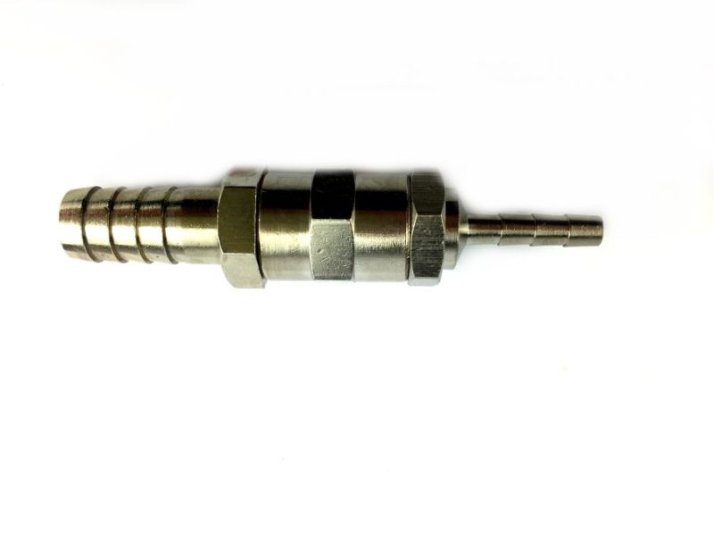 Metall Schlauch-Verbinder von 10mm auf 4mm (2,8mm) X Metall Schlauch-Verbinder von 10mm auf 4mm (2,8mm) X