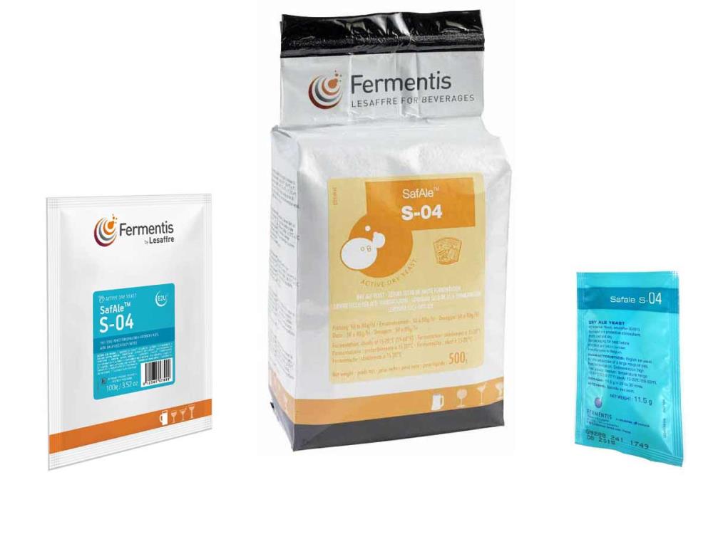 Safale S-04 Bierhefe trocken obergärig Safale S-04 Bierhefe trocken obergärig