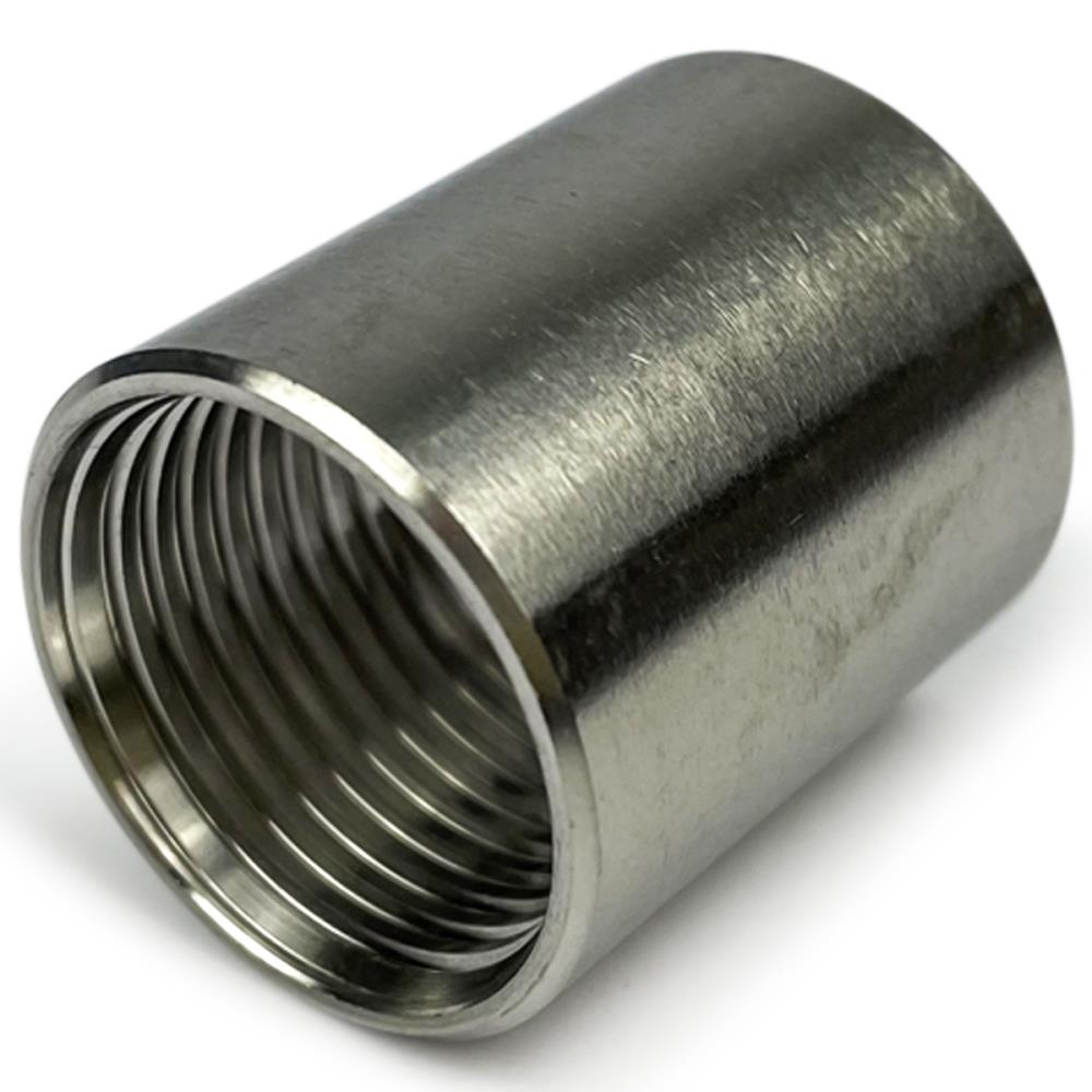 Muffe 5/8" Innengewinde 30mm Edelstahl Muffe 5/8" Innengewinde 30mm Edelstahl