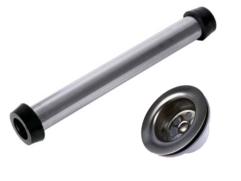 Spülwannenablaufventil + Standrohr Spülwannenablaufventil + Standrohr