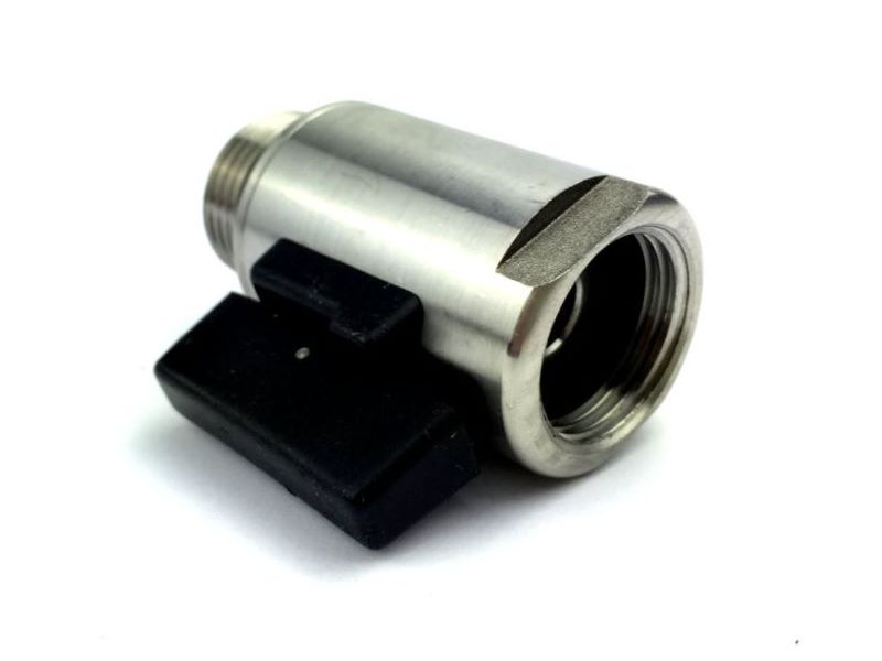 Bierabsperrhahn 10mm 1x 5/8" IG 1x 5/8" AG Edelstahl Bierabsperrhahn 10mm 1x 5/8" IG 1x 5/8" AG Edelstahl