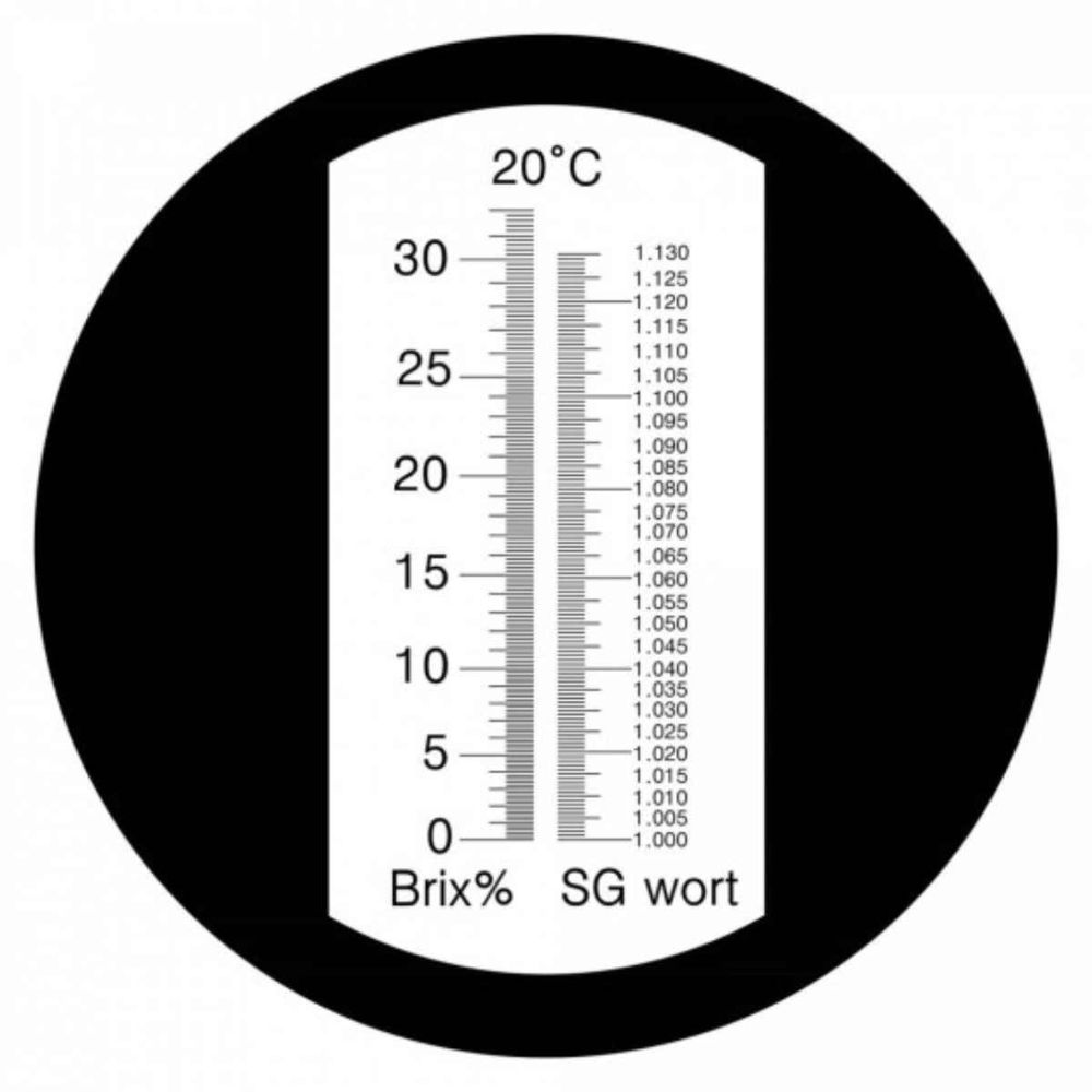 Wein Refraktometer 0 - 32% Brix