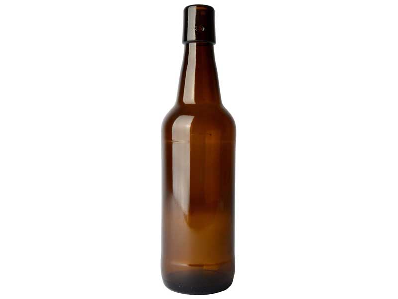 Swingtop bottle 50 cl brown, without cap, carton 12 pieces