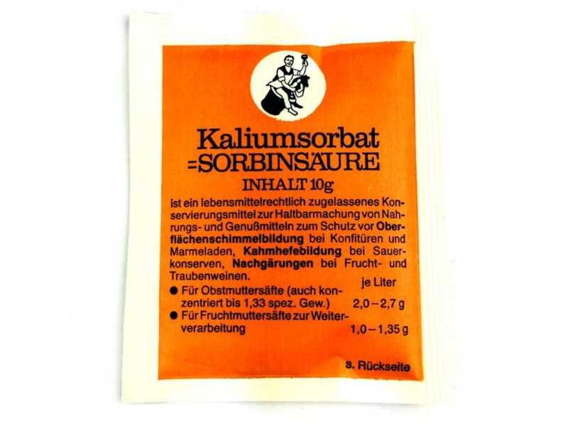Arauner Kaliumsorbat 10 g Sorbinsäure Arauner Kaliumsorbat 10 g Sorbinsäure