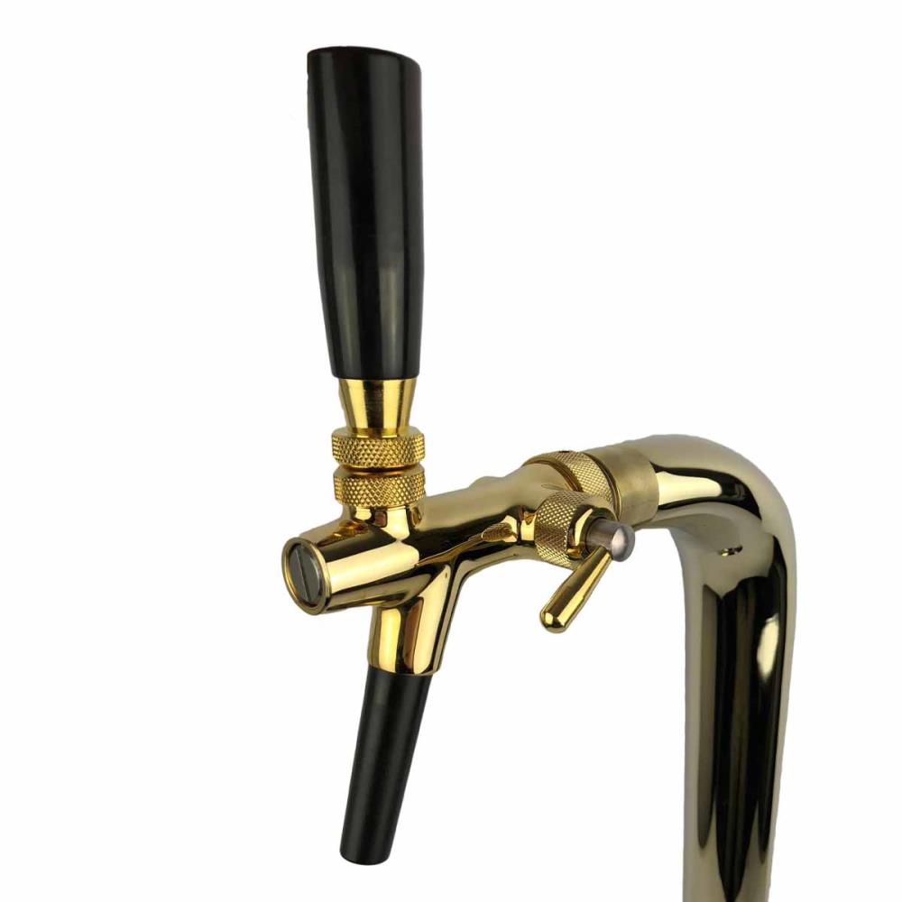 Zapfhahn Kompensatorhahn TOF selbstschließend 35mm Stutzen gold Zapfhahn Kompensatorhahn TOF selbstschließend 35mm Stutzen gold