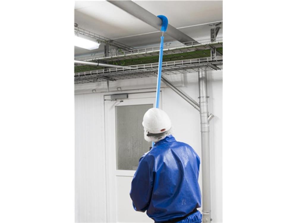 Vikan Bürste gebogen Ø55 mm, 360 mm, medium, Blau Vikan Bürste gebogen Ø55 mm, 360 mm, medium, Blau