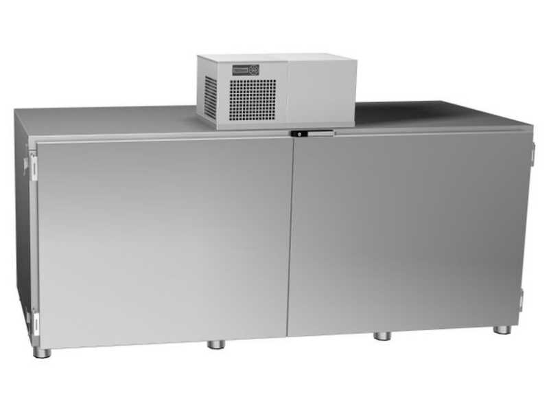 Fasskühler verzinkt für 10 Fässer 2300x995x1140 mm Fasskühler verzinkt für 10 Fässer 2300x995x1140 mm