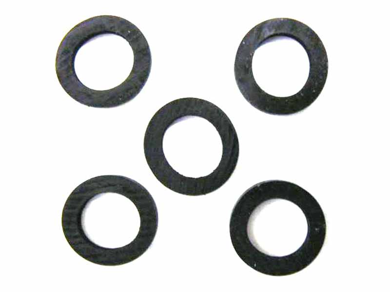 5 gaskets black soft 5/8" beer fittings