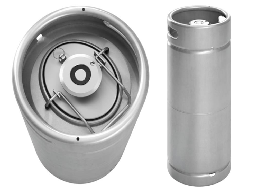 Barrel starter keg 20L stainless steel flat fitting