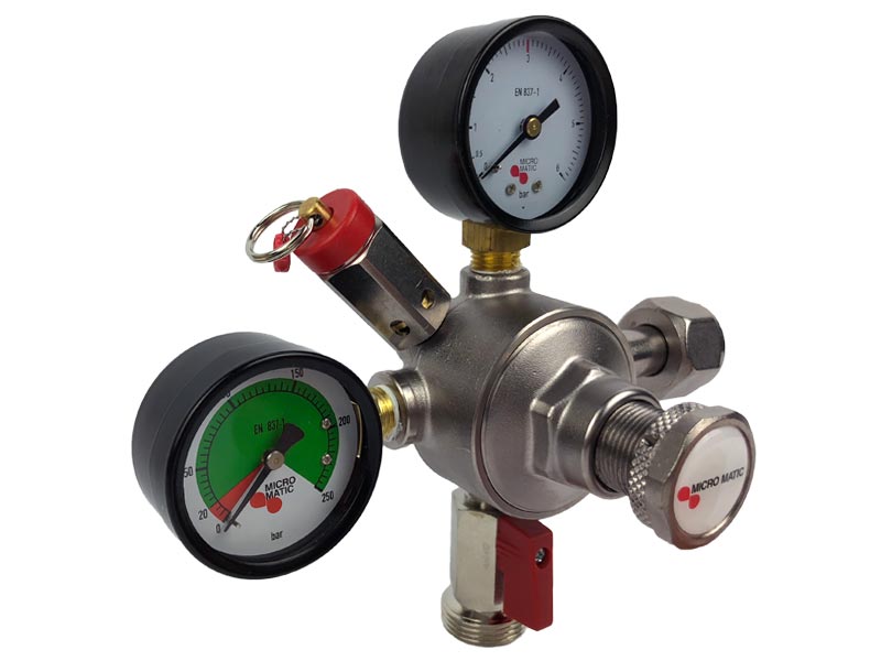 CO2-Druckminderer 3bar 1 leitig Micro Matic Typ Premium Bier CO2-Druckminderer 3bar 1 leitig Micro Matic Typ Premium Bier