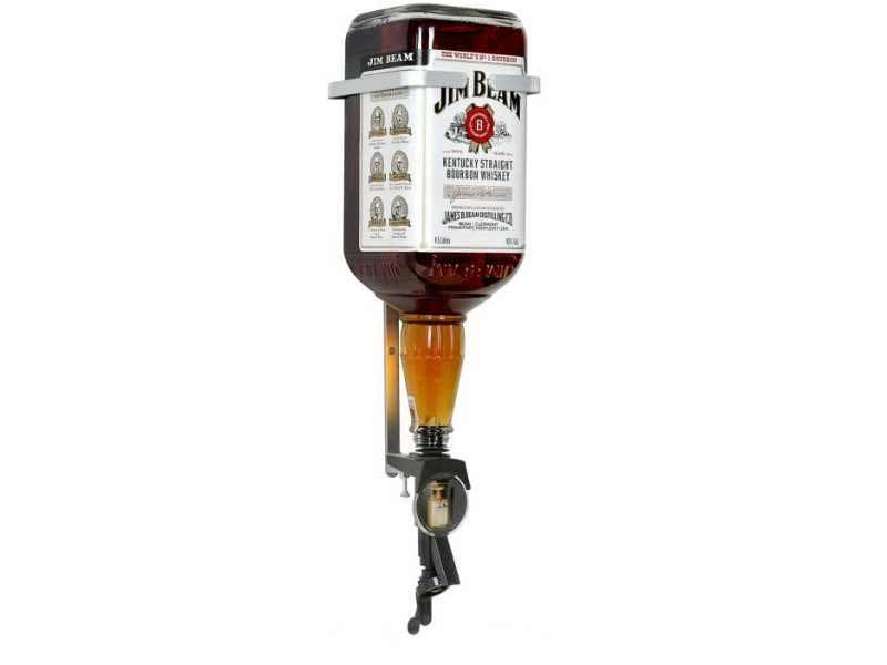 Bottle holder for 4.5 liter Jim Beam bottles