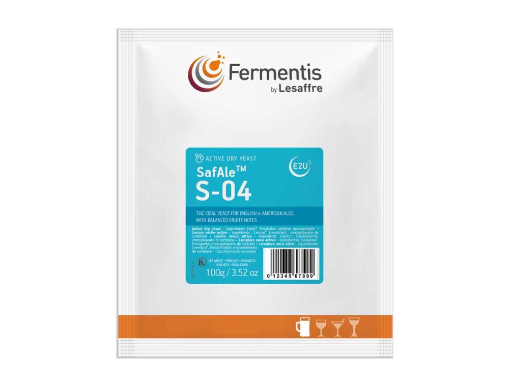 Safale S-04 Bierhefe trocken obergärig 100g SONDER Safale S-04 Bierhefe trocken obergärig 100g SONDER