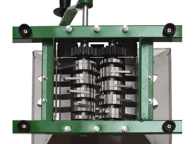 Obstmühle grün 7 l mit Edelstahltrichter