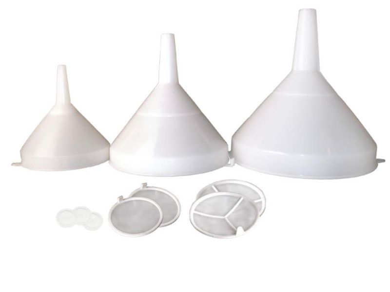 Abfülltrichter Trichter klein mit Sieb 15cm Abfülltrichter Trichter klein mit Sieb 15cm