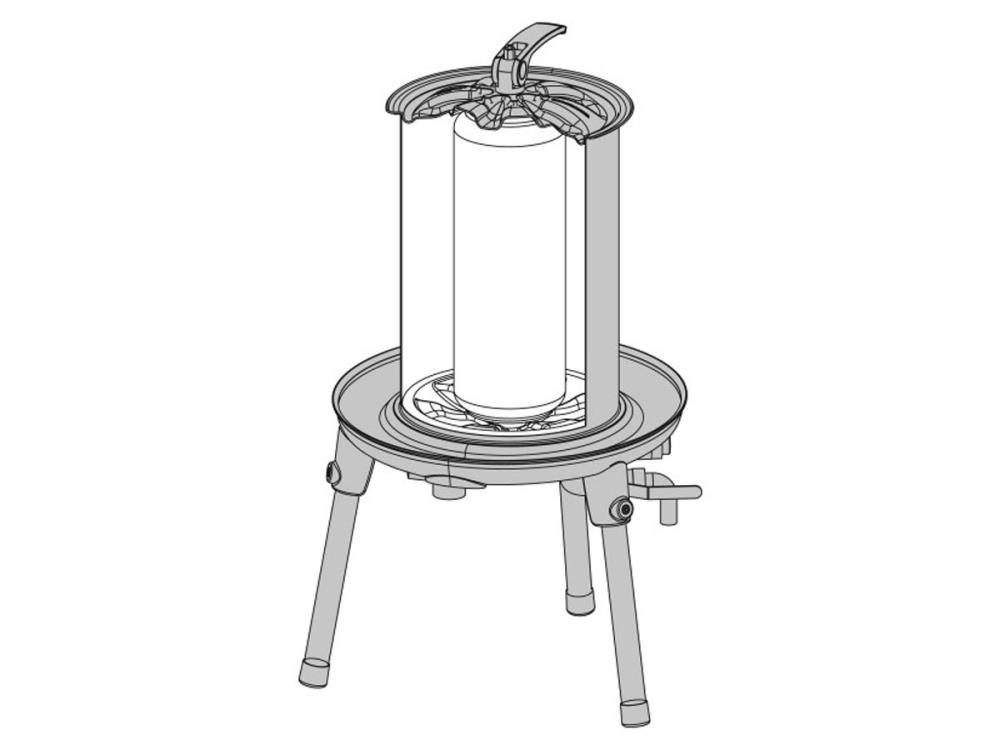 Speidel Hydropresse Edelstahl 20 Liter Speidel Hydropresse Edelstahl 20 Liter